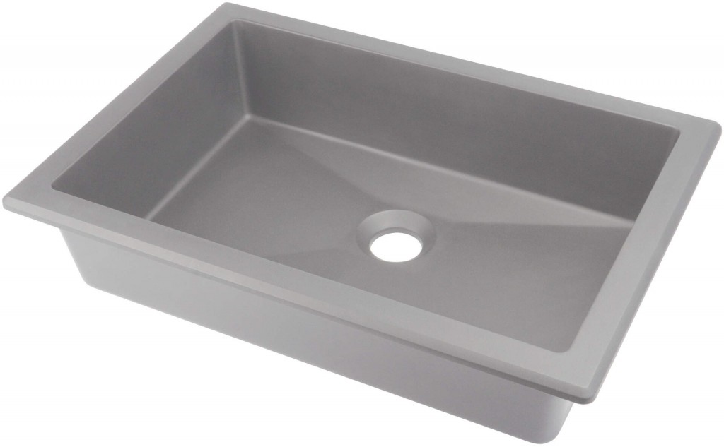 DEANTE Correo metallic grey Granit umyvadlo 500x400 mm CQR_SU5U