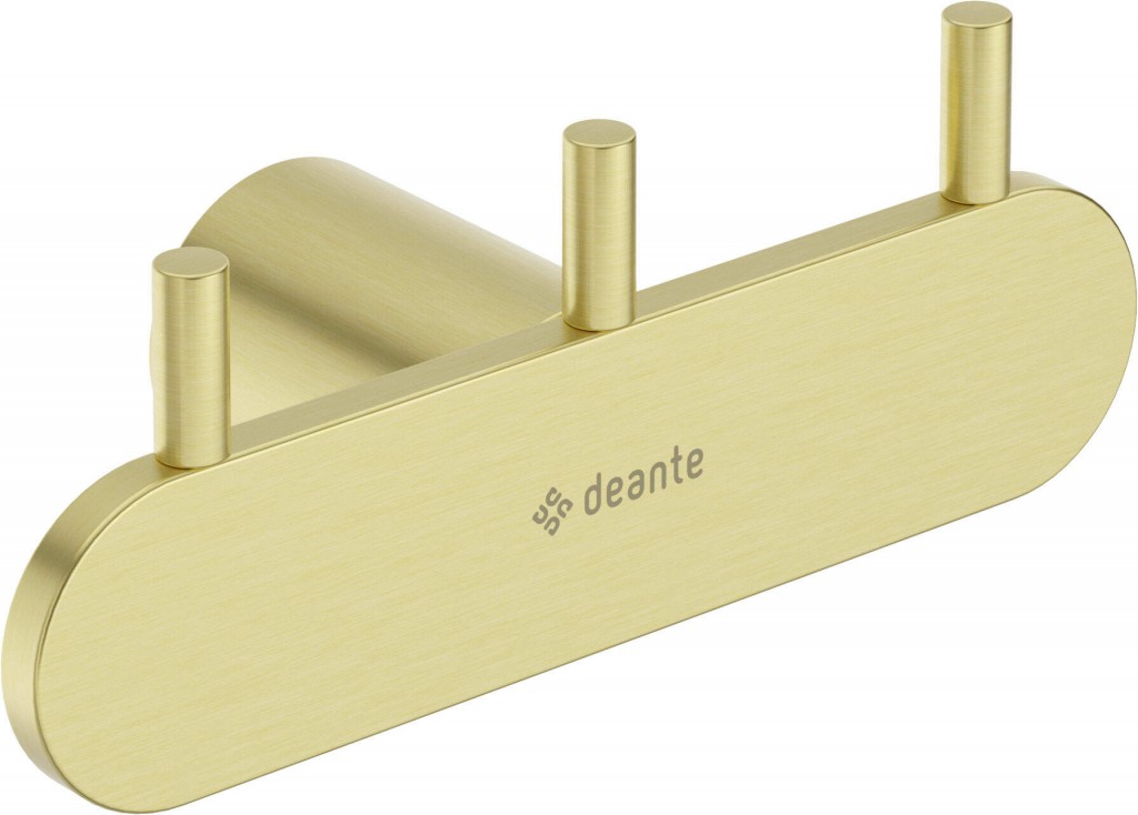 DEANTE Kulatý broušený zlatý háček, trojitý ADR_R131