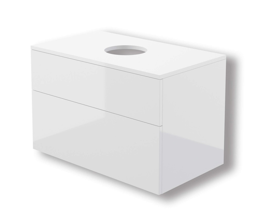 DEANTE Prizma MDF koupelnová skříň s deskou SDI_6B81