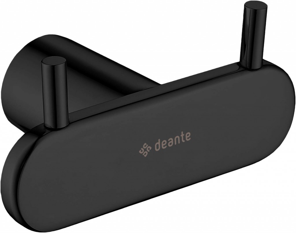 DEANTE Round černá Háček, dvojitý ADR_N121