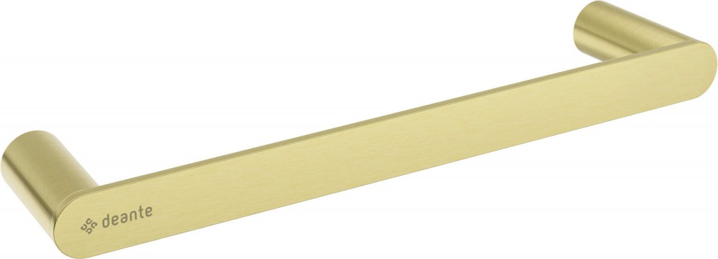 DEANTE Round Nástěnný věšák na ručníky 30 cm broušé zlato ADR_R611