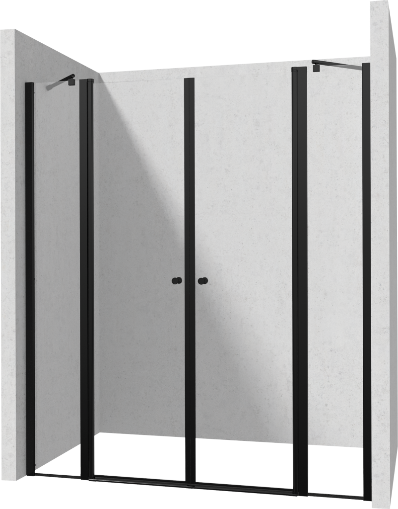 DEANTE/S Sprchové dveře dvojité výklopné 90x80 KTSUN42P+KTSUN41P KERRIA/0157