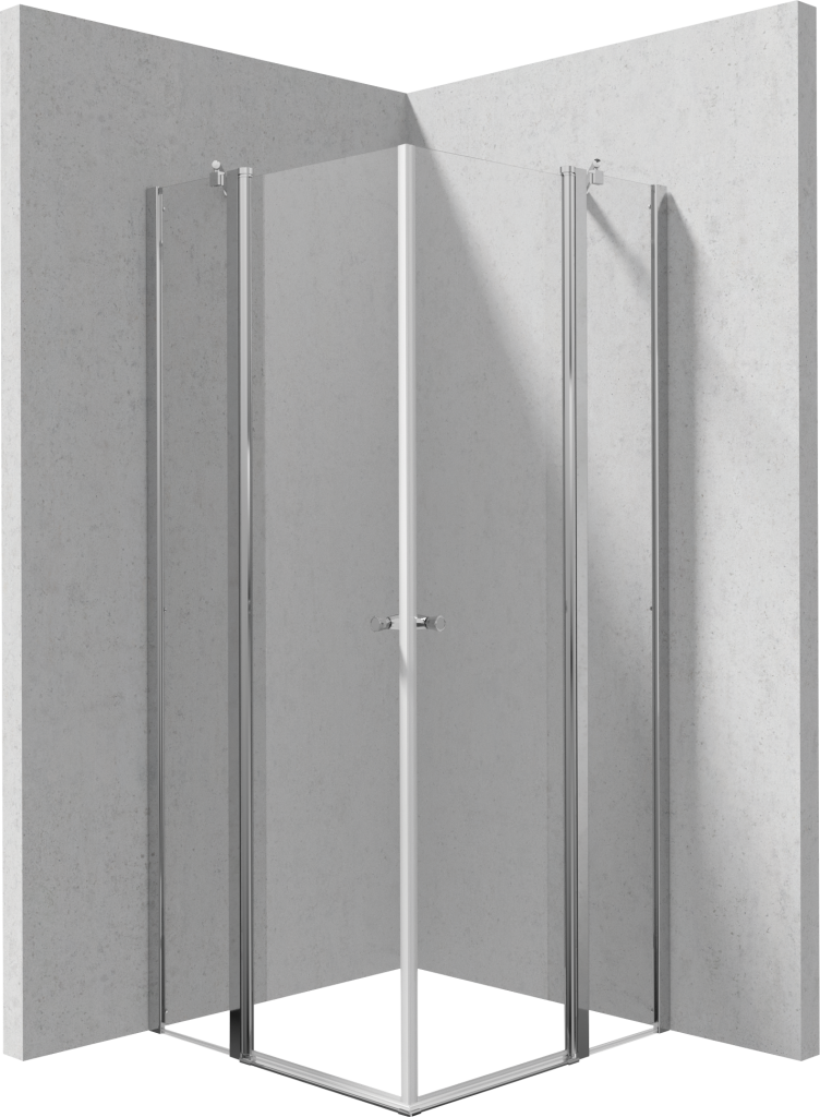 DEANTE/S Sprchový kout dvojité výklopné 100x80 KTSU043P+KTSU042P KERRIA/0407