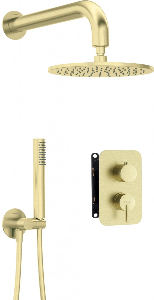 DEANTE Silia Concealed BOX, baterie Podomítkový sprchový set, s baterií BOX se sprchovou hlavicí BXYYRQSM