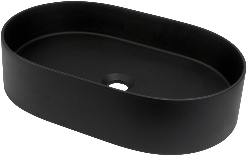 DEANTE Silia nero Granit umyvadlo, oval CQS_NU6S