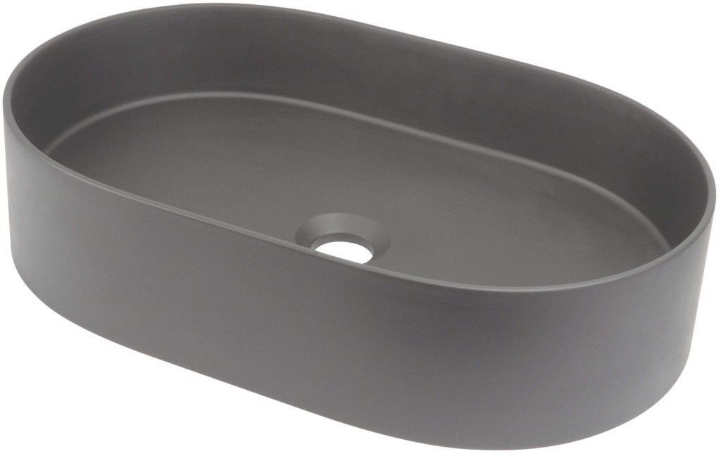 DEANTE Silia titanium Granit umyvadlo, oval CQS_TU6S