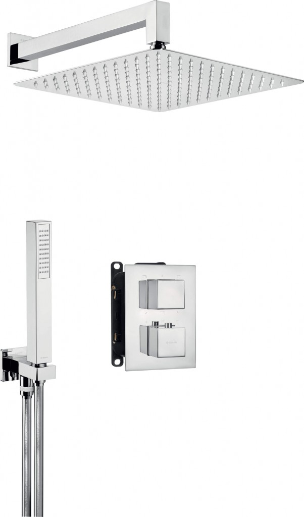 DEANTE Therm chrom Sprchový set pod omítku, s termostatickou BOX BXYZ0EAT