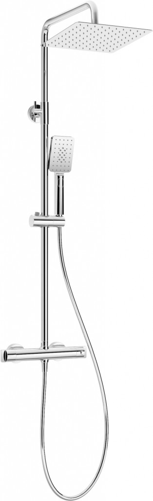 DEANTE Therm chrom Sprchový sloup, se sprchovou baterií, termostat NAC_04HT