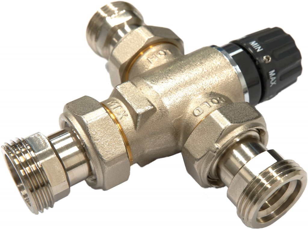 DEANTE Uzávěr chrom Centrální termostatický směšovač BCH_1X3T