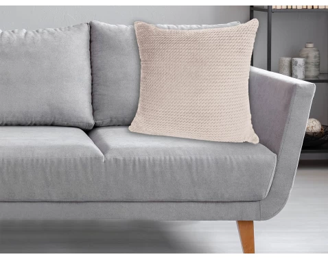 Dekorační polštář ZigZag 60x60 cm, pískový