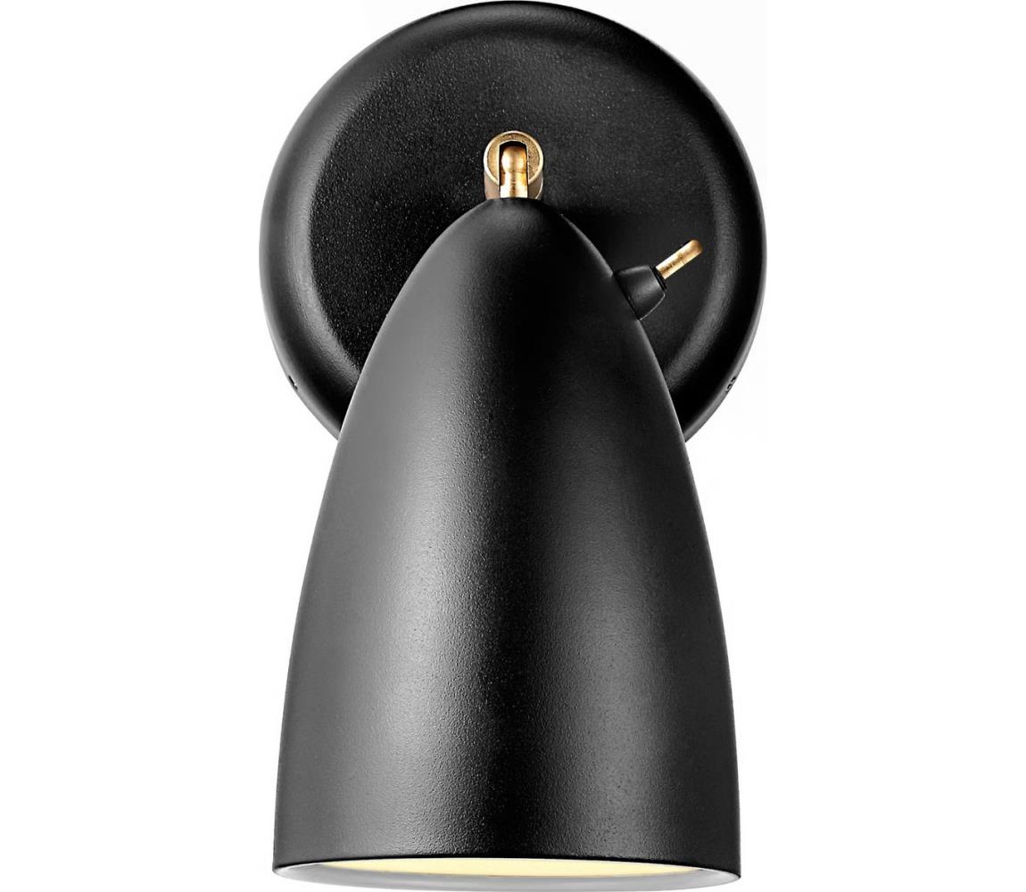 DFTP by Nordlux - Nástěnná lampa NEXUS 1xGU10/6W/230V černá 2020601003