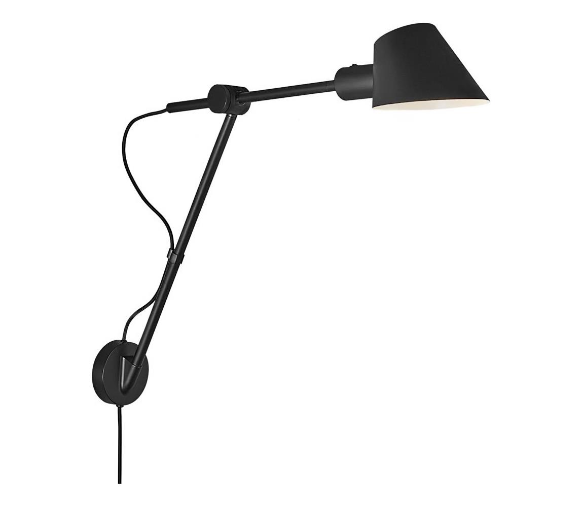 DFTP by Nordlux - Nástěnná lampa STAY 1xE27/60W/230V černá 2020455003