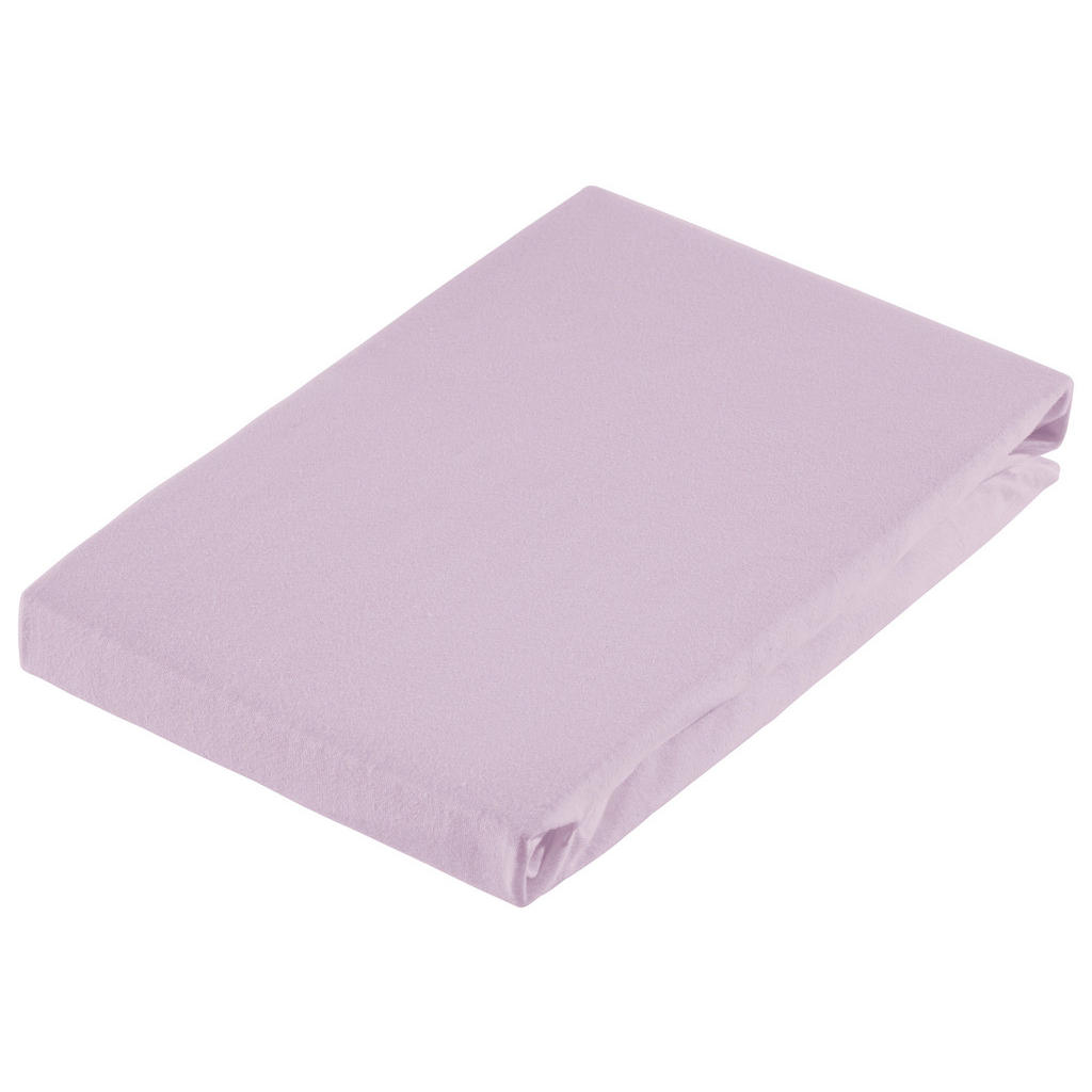 Dieter Knoll ELASTICKÉ PROSTĚRADLO, žerzej, růžová, 100/220 cm