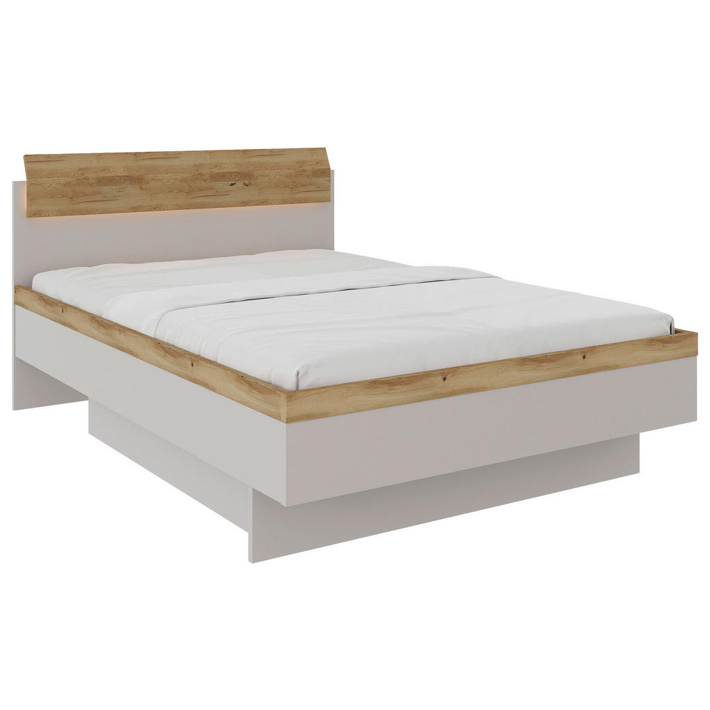 Dieter Knoll POSTEL, 140/200 cm barvy dubu, světle šedá