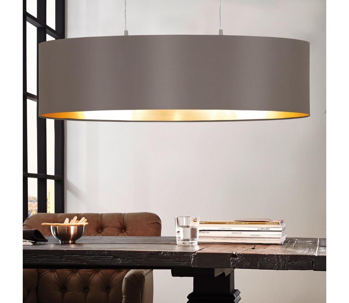 Eglo 31619 - Lustr na lanku MASERLO 2xE27/60W/230V 31619
