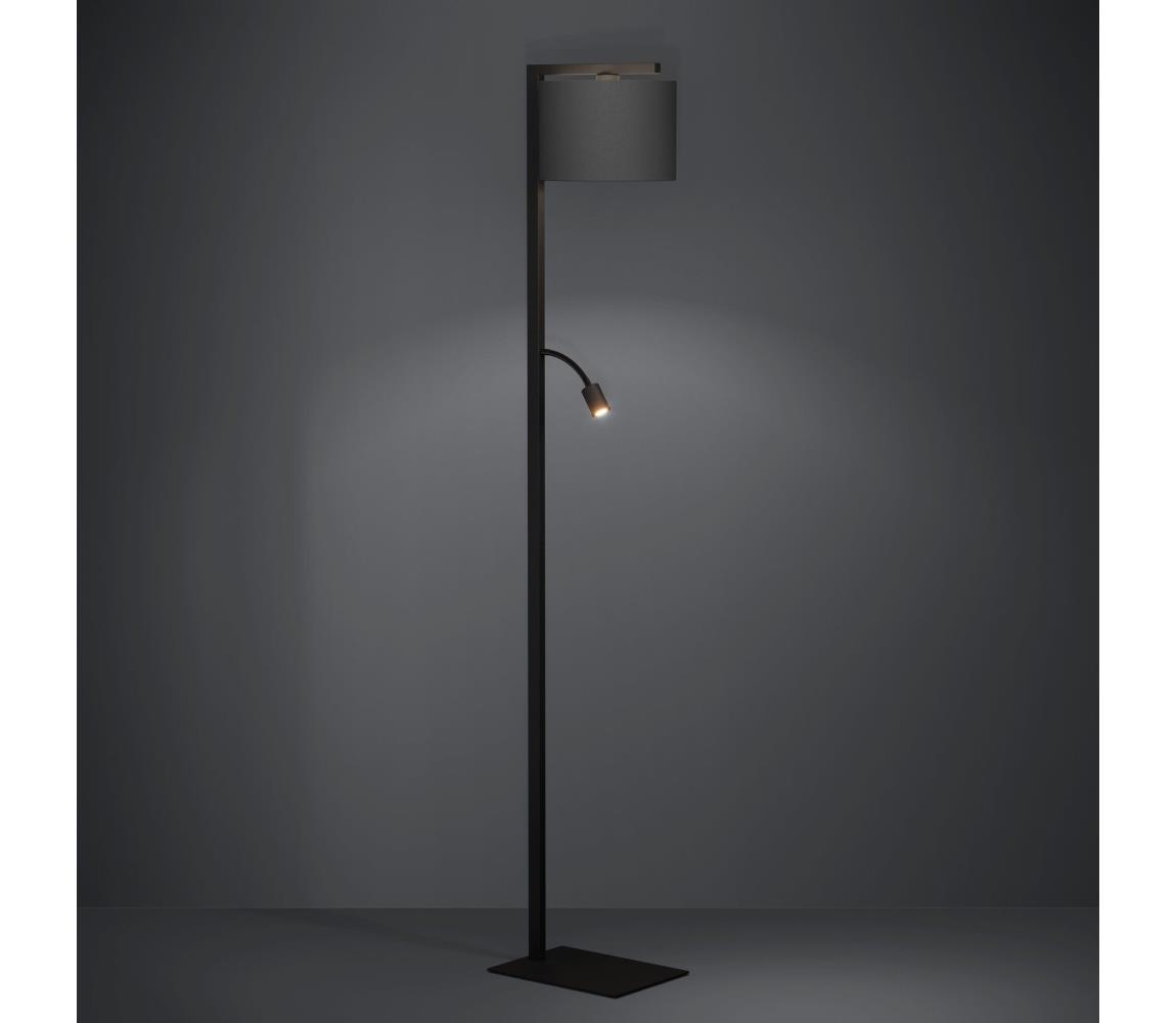 Eglo 390068 - LED Stojací lampa FOLIGNO 1xE27/40W/230V + LED/3,8W 390068