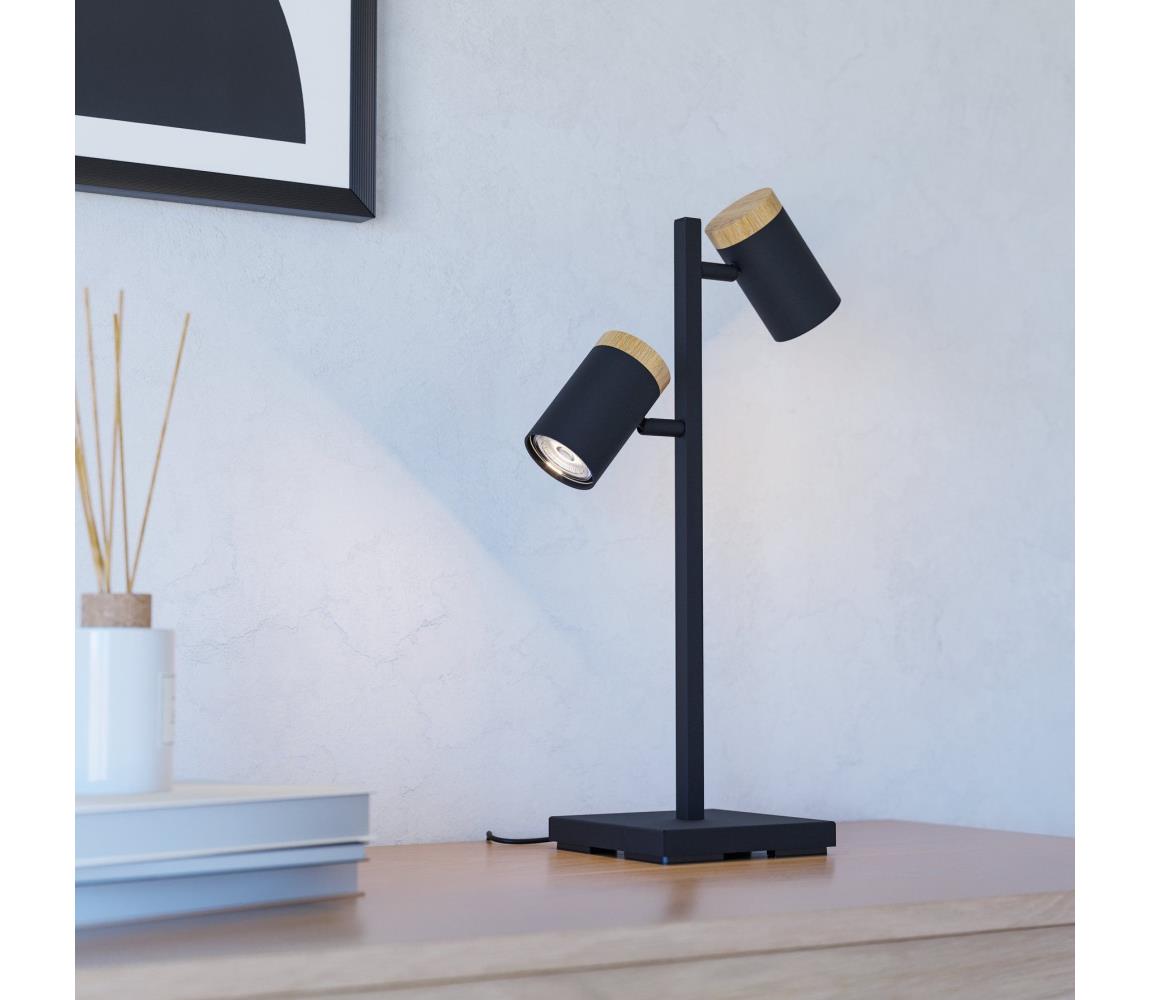 Eglo 390069 - LED Stolní lampa CARTAGENA 2xGU10/4,5W/230V 3000K 390069