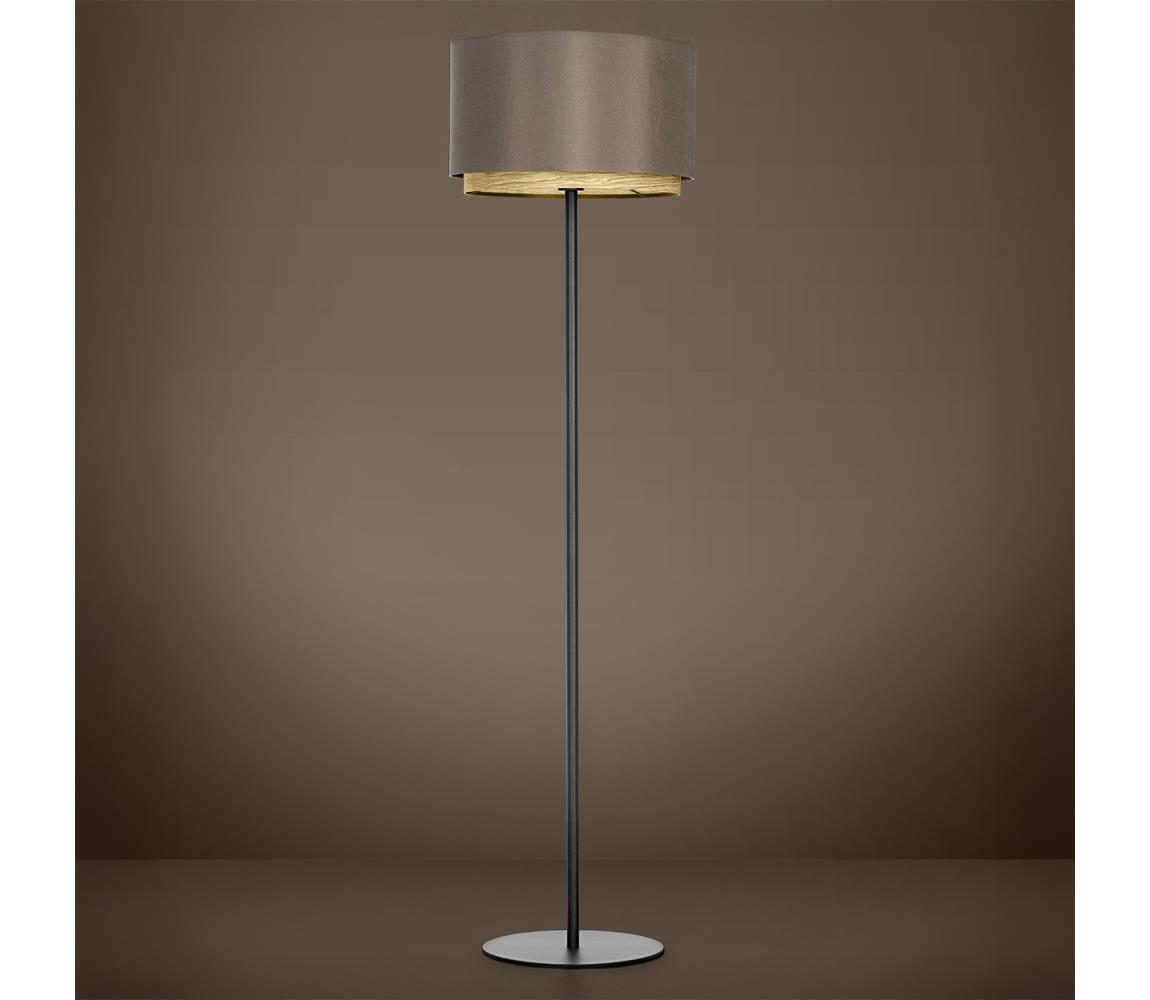 Eglo 390124 - Stojací lampa MARCHENA 1xE27/40W/230V hnědá 390124