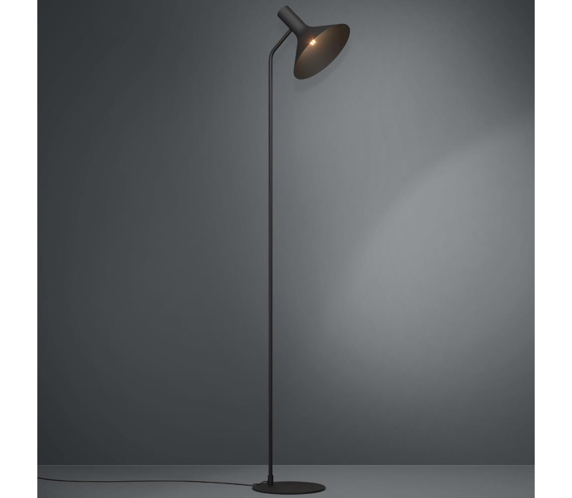 Eglo 390222 - Stojací lampa MORESCANA 1xE27/28W/230V černá 390222