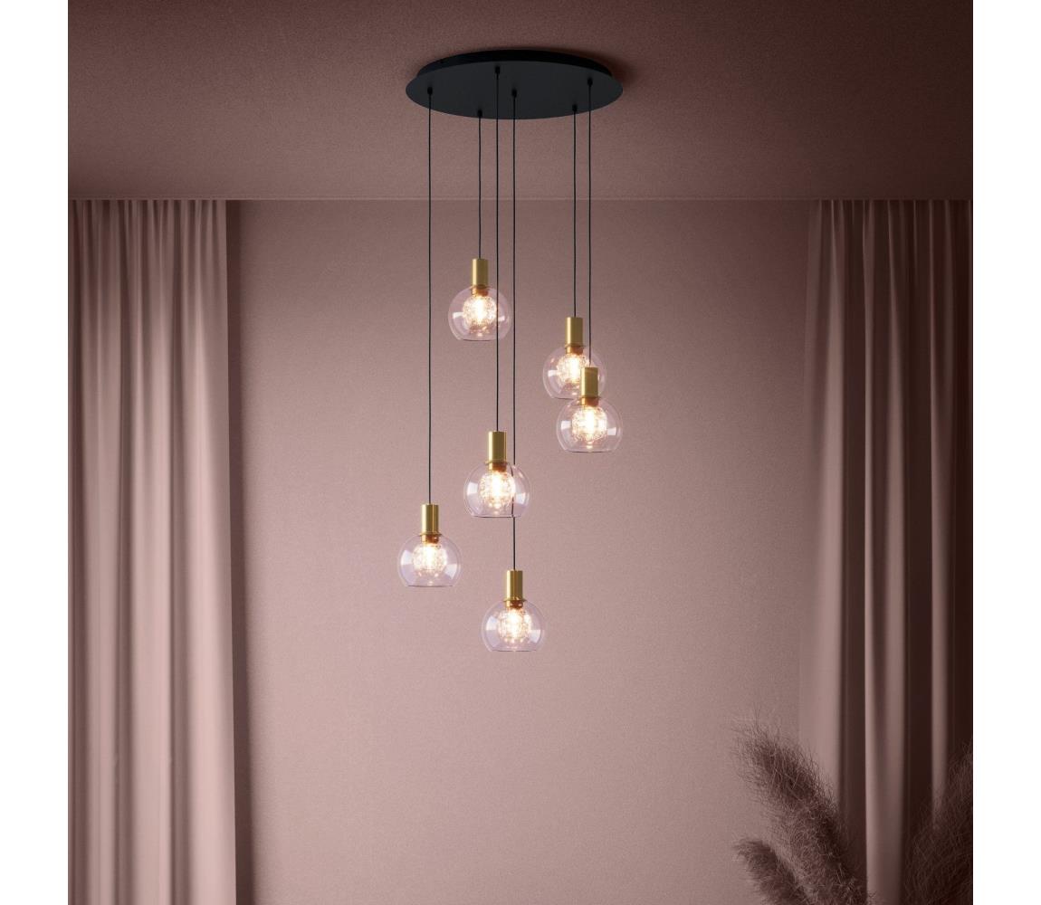 Eglo 390279 -LED Stmívatelný lustr na lanku TERQUE 6xLED/5,4W/230V 3000K pr.54cm 390279
