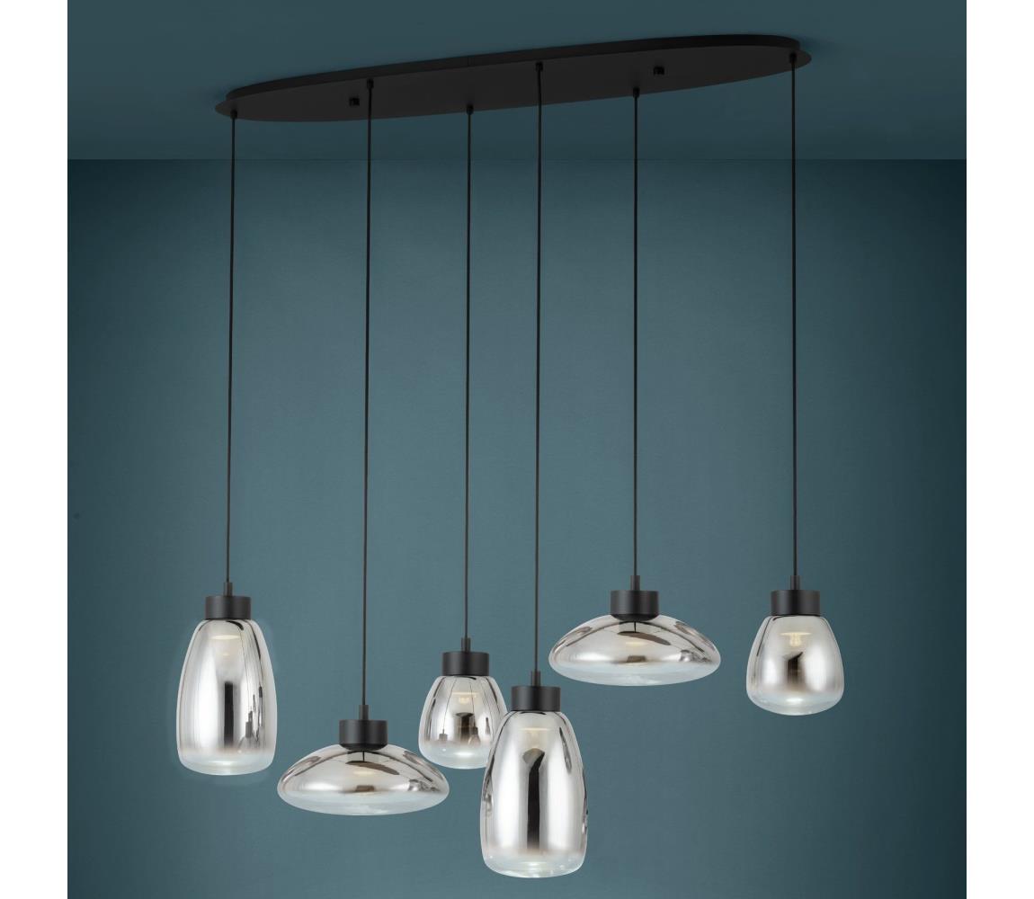 Eglo 390301 - LED Stmívatelný lustr na lanku SARNARRA 6xLED/5,4W/230V 2700K 390301