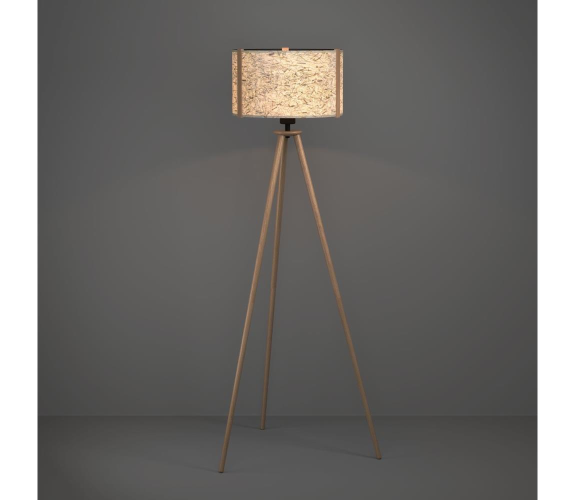 Eglo 390326 - Stojací lampa HONTONGAS 1xE27/25W/230V béžová 390326