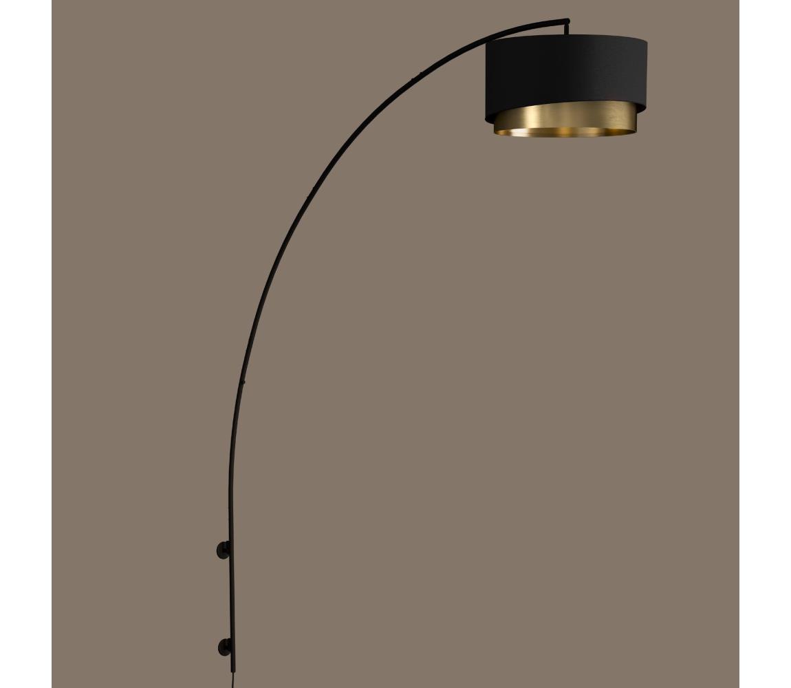 Eglo 390406 - Nástěnné svítidlo MANDERLINE 1xE27/40W/230V černá/zlatá 390406