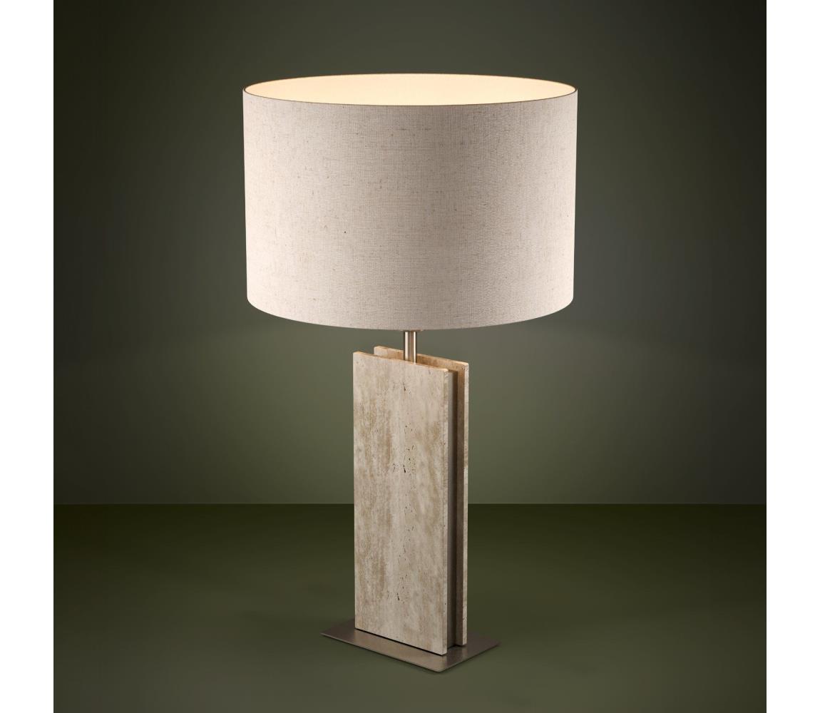 Eglo 390408 - Stolní lampa BELESAR 1xE27/40W/230V béžová 390408