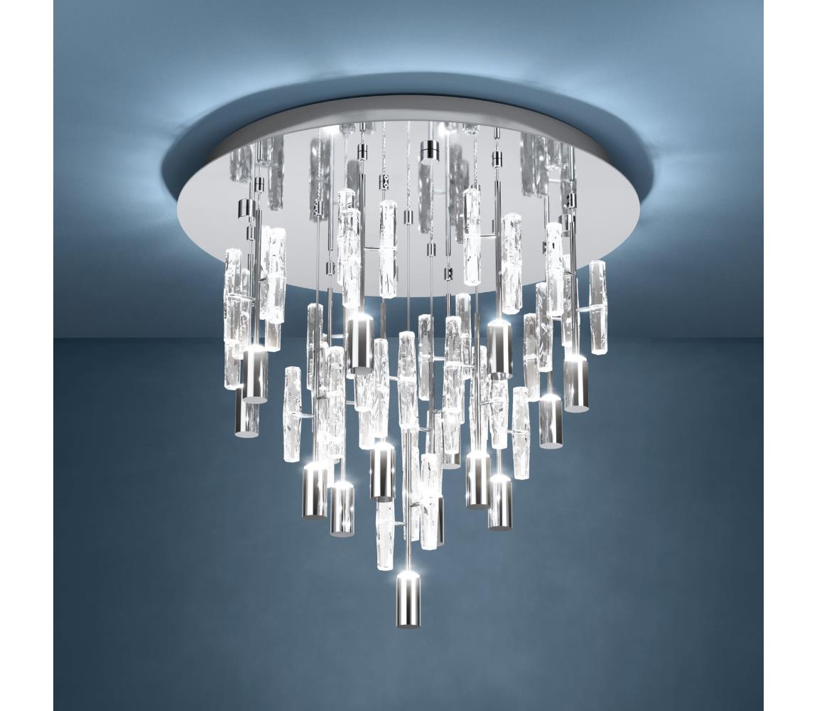 Eglo 390476-LED Stropní svítidlo ALEMDINA 15xLED/2,6W/230V 2200/3000/4000K chrom 390476