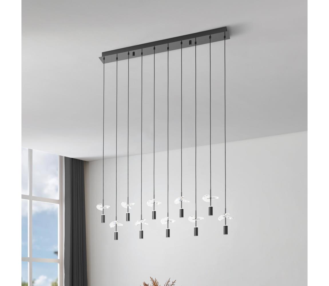 Eglo 390494 -LED Lustr na lanku COMAREIRA 40xLED/2,6W/230V 2200/3000/4000K chrom 390494