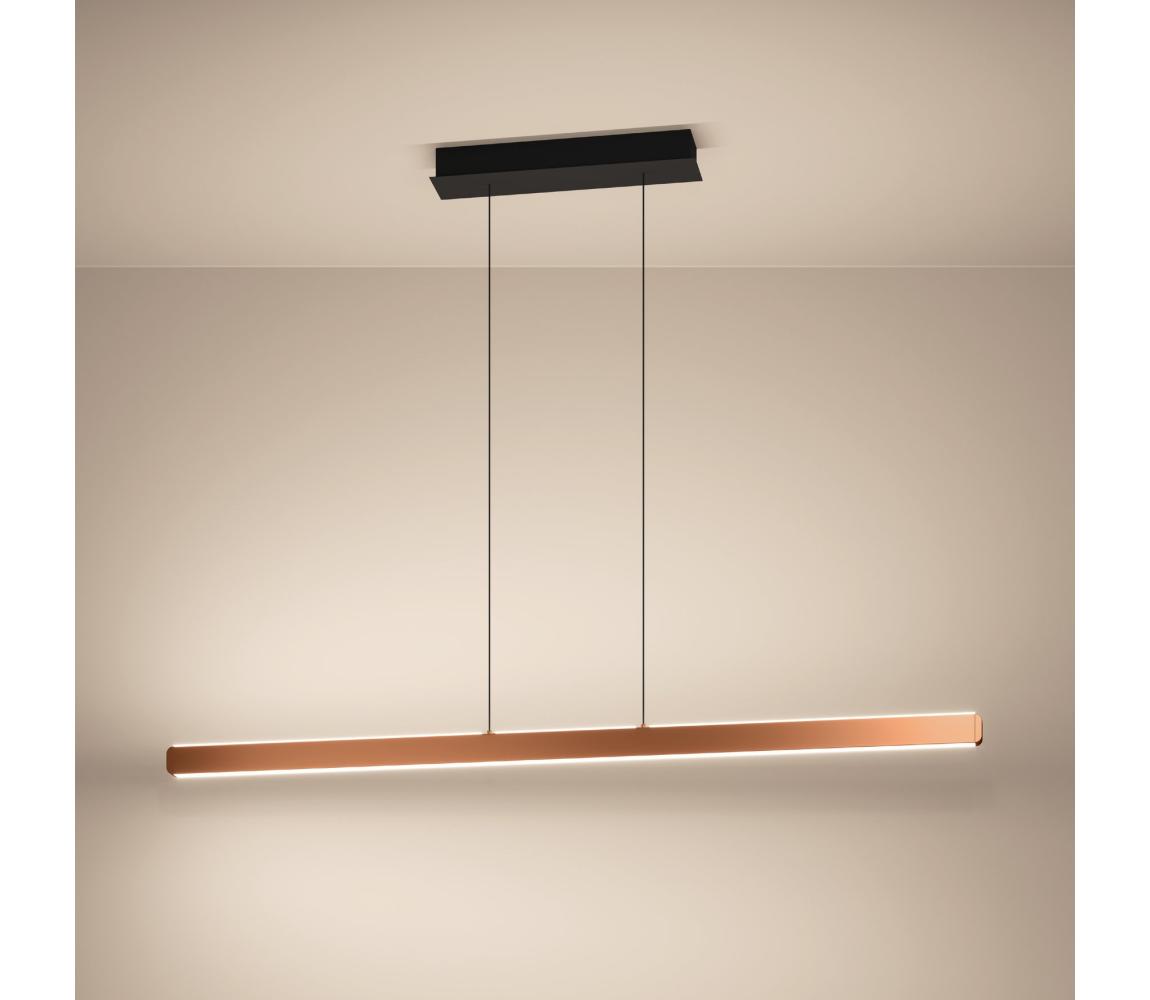 Eglo 390499 - LED Stmívatelný lustr na lanku CIGGIANO LED/30W/230V zlatá + DO 390499
