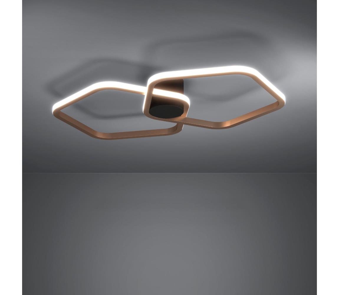 Eglo 390506 - LED Stmívatelné stropní svítidlo ESTRELLA LED/20W/230V mosaz + DO 390506