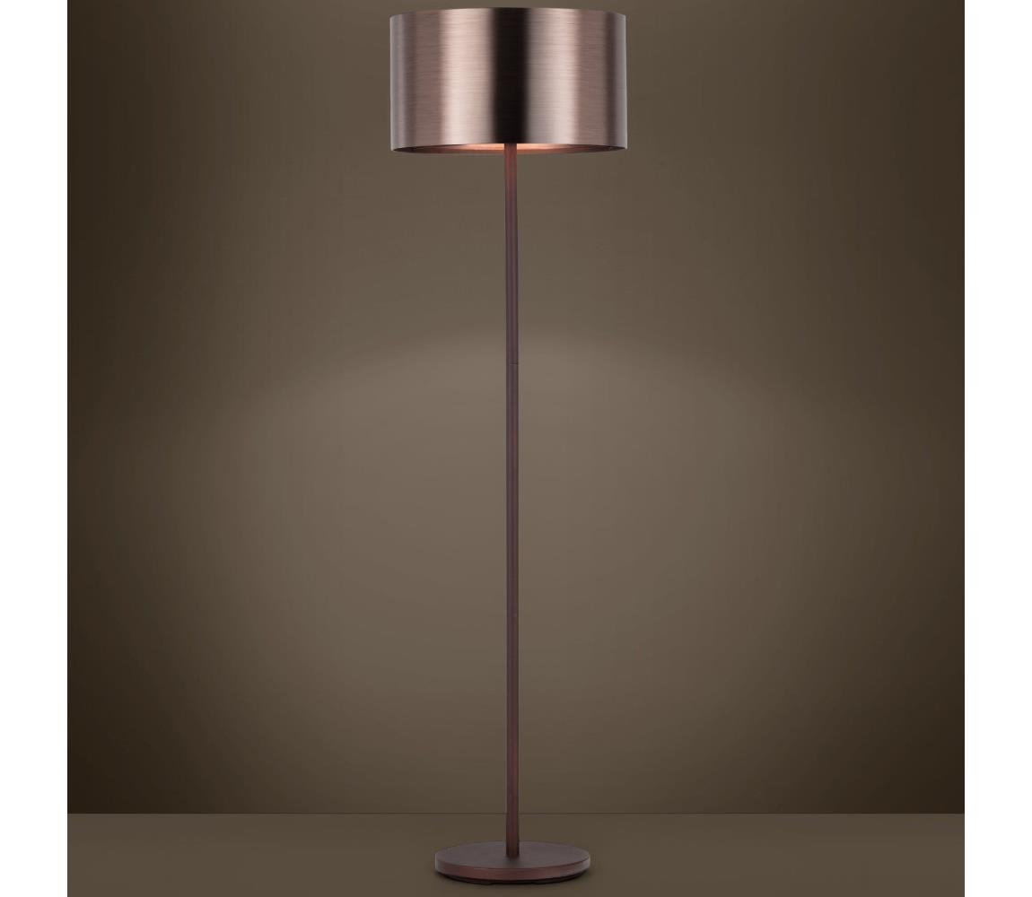 Eglo 39358 - Stojací lampa SAGANTO 1 1xE27/60W/230V měděná 39358