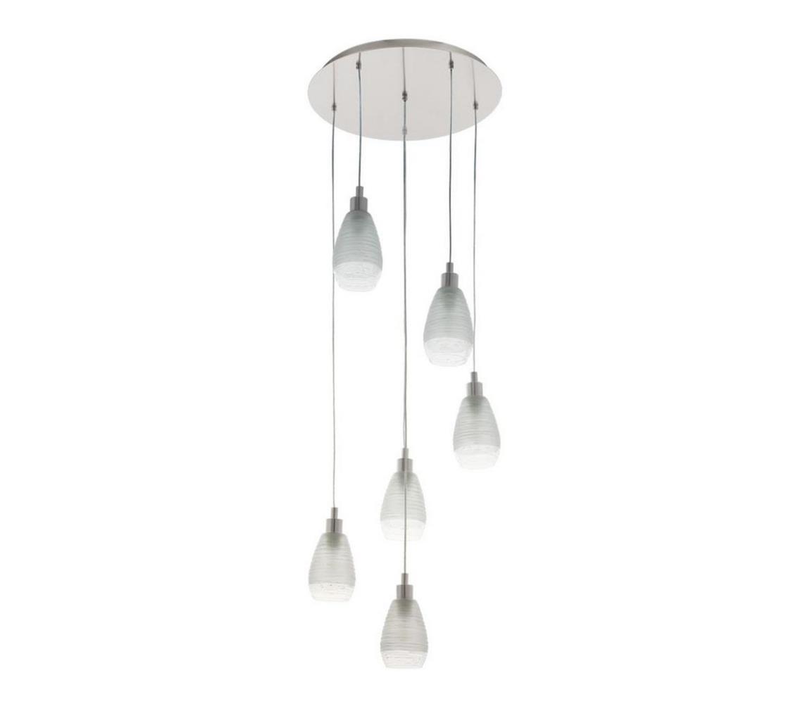 Eglo 39502 - Lustr na lanku SIRACUSA 6xE27/60W/230V 39502