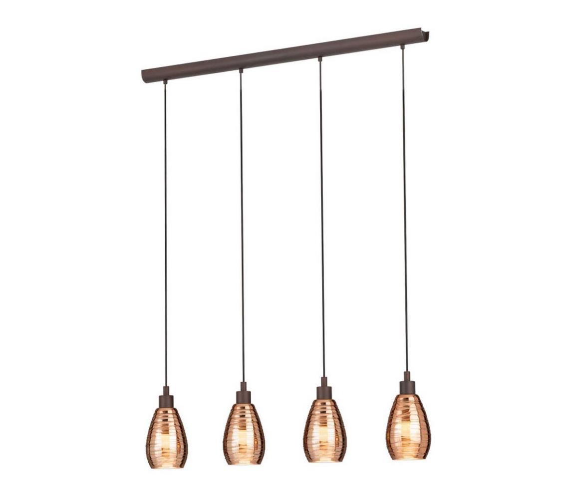 Eglo 39507 - Lustr na lanku SIRACUSA 4xE27/60W/230V 39507