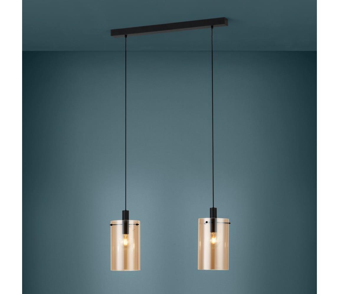 Eglo 39538 - Lustr na lanku POLVERARA 2xE27/40W/230V 39538