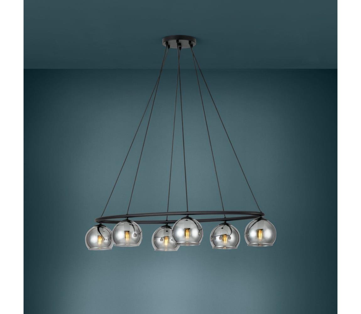Eglo 39578 - Lustr na lanku DAGUELLA 6xE14/25W/230V 39578