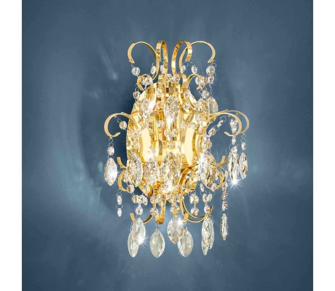 Eglo 39604 - Nástěnné svítidlo FENOULLET 1xE14/25W/230V zlatá 39604