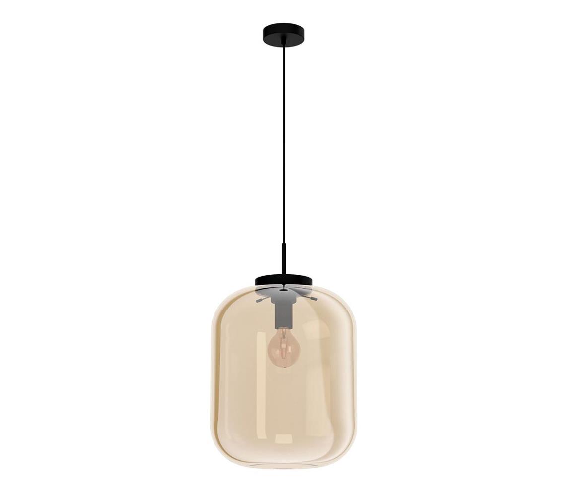 Eglo 39672 - Lustr na lanku BULCIAGO 1xE27/40W/230V pr. 35 cm béžová 39672