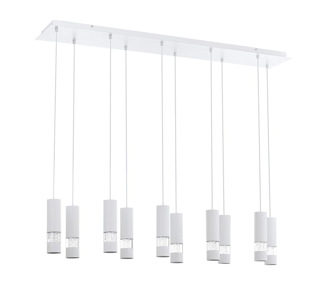 Eglo 39703 - LED Lustr na lanku BERNABETA 10xGU10/5W/230V bílá 39703