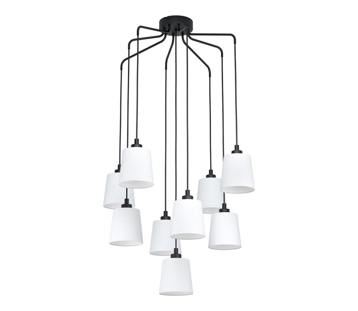 Eglo 39738 - Lustr na lanku BERNABETTA 9xE27/40W/230V bílá 39738