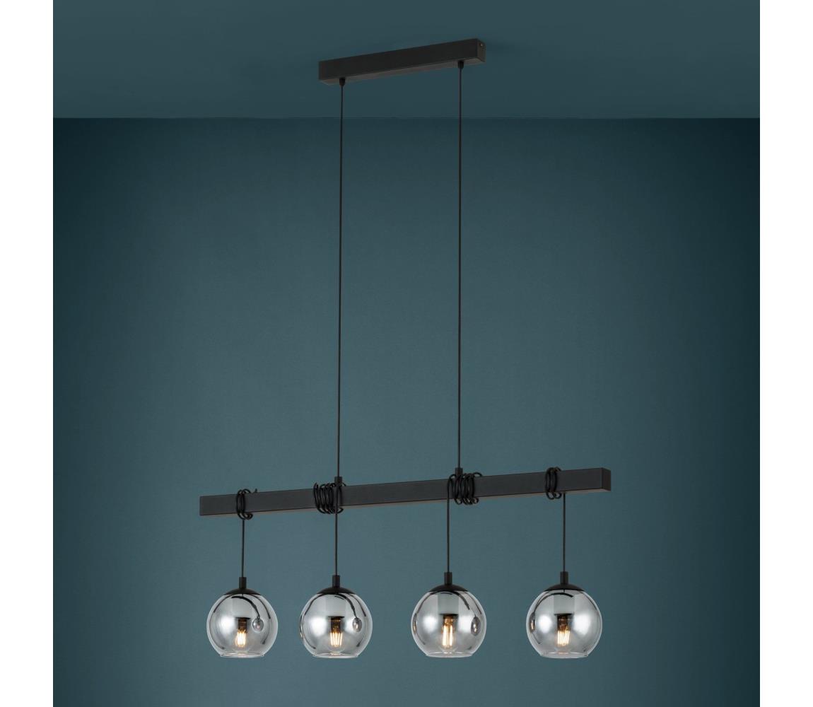 Eglo 39761 - Lustr na lanku ARGALLO 4xE27/40W/230V 39761
