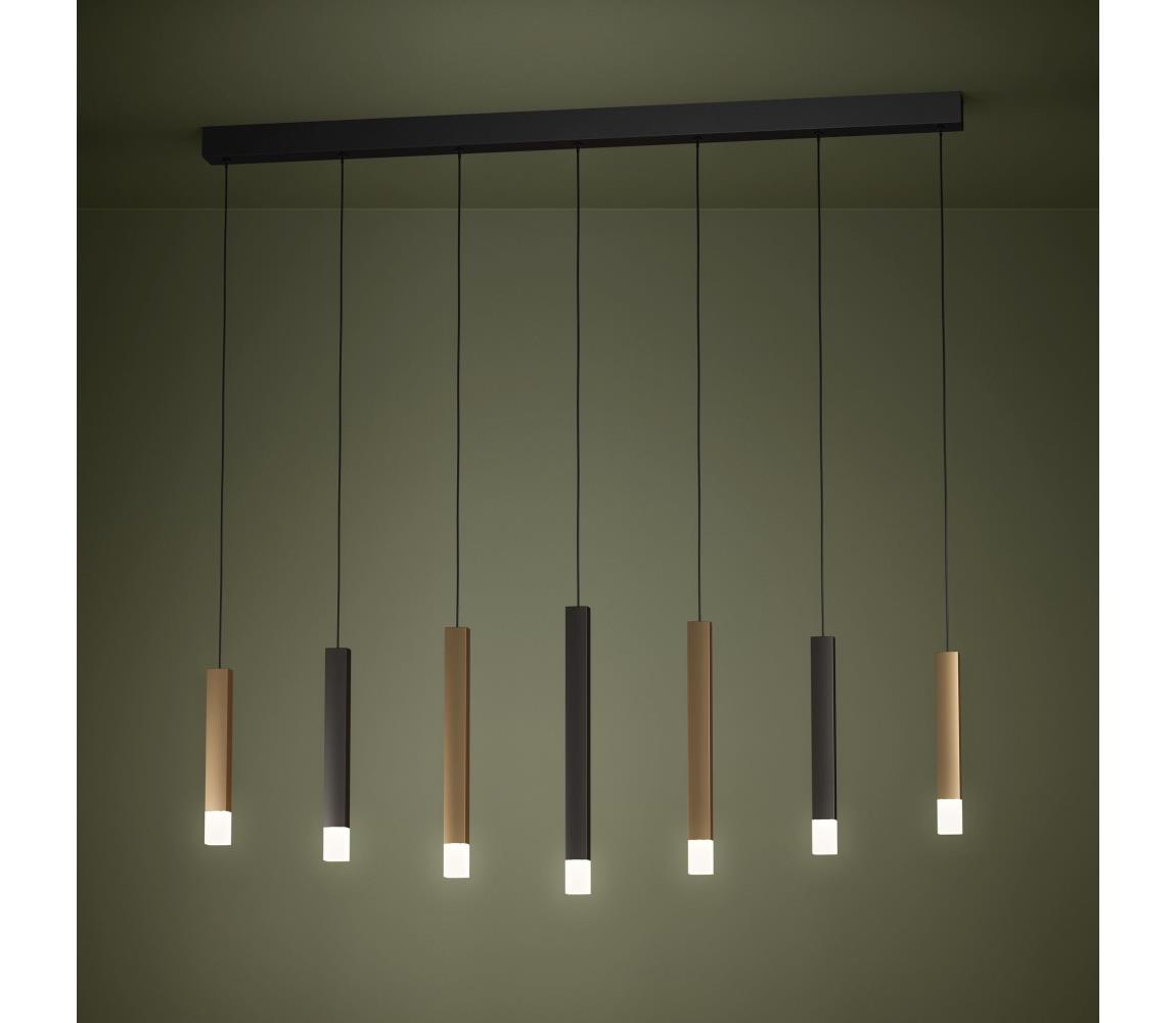 Eglo 39906 - LED Stmívatelný lustr na lanku ESTANTERIOS 7xLED/3,1W/230V 3000K 39906