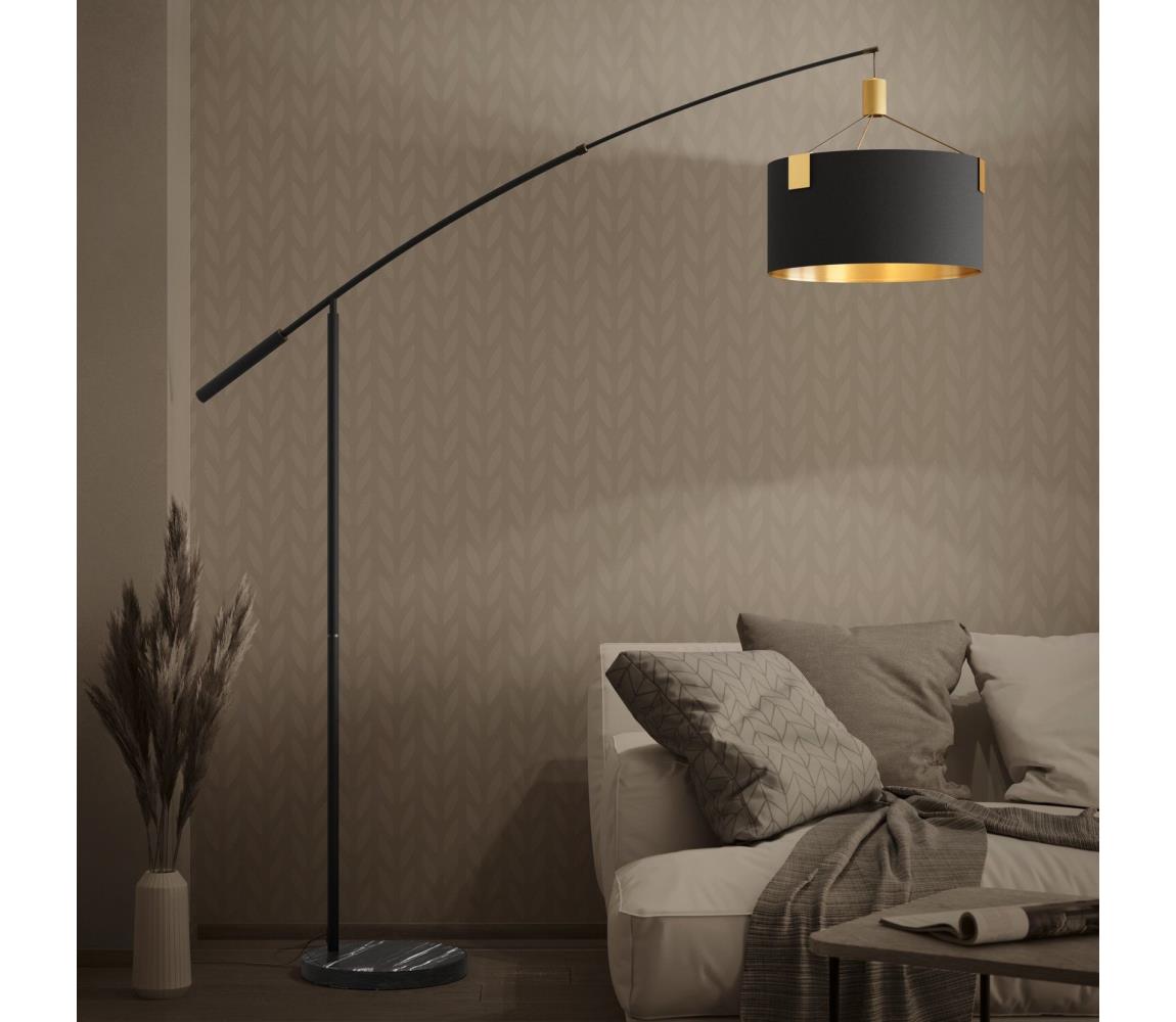Eglo 39966 - Stojací lampa TORTOLA 3xE27/40W/230V černá/zlatá 39966