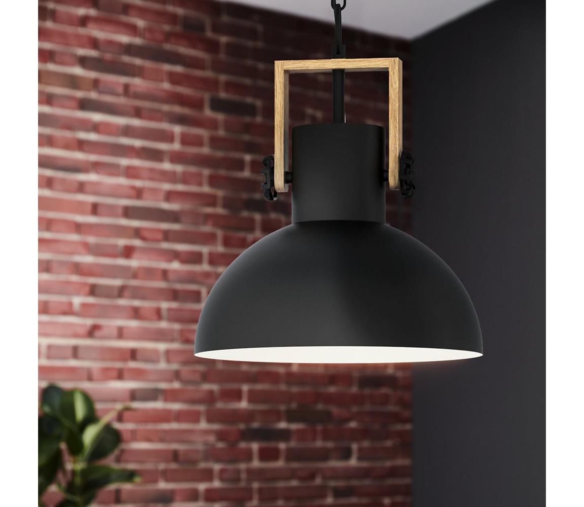 Eglo 43162 - Lustr na řetězu LUBENHAM 1xE27/28W/230V 43162