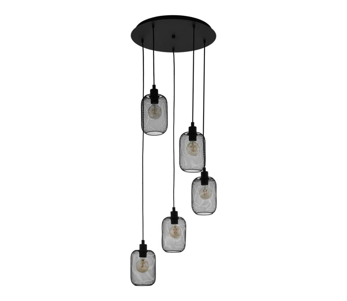Eglo 43334 - Lustr na lanku WRINGTON 5xE27/60W/230V 43334