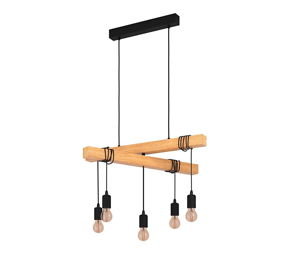 Eglo 43629 - Lustr na lanku TOWNSHEND 5xE27/60W/230V 43629