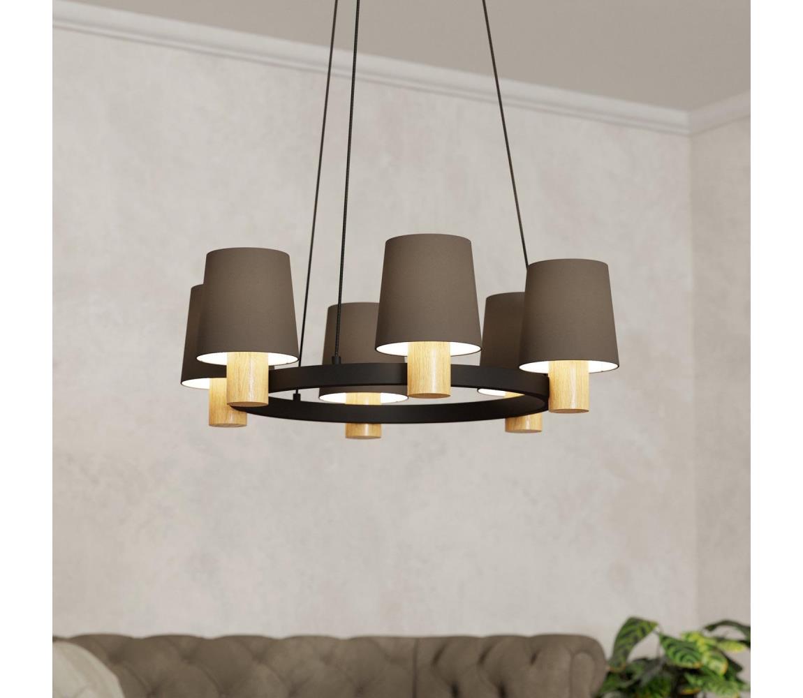 Eglo 43781 - Lustr na lanku EDALE 6xE27/40W/230V 43781