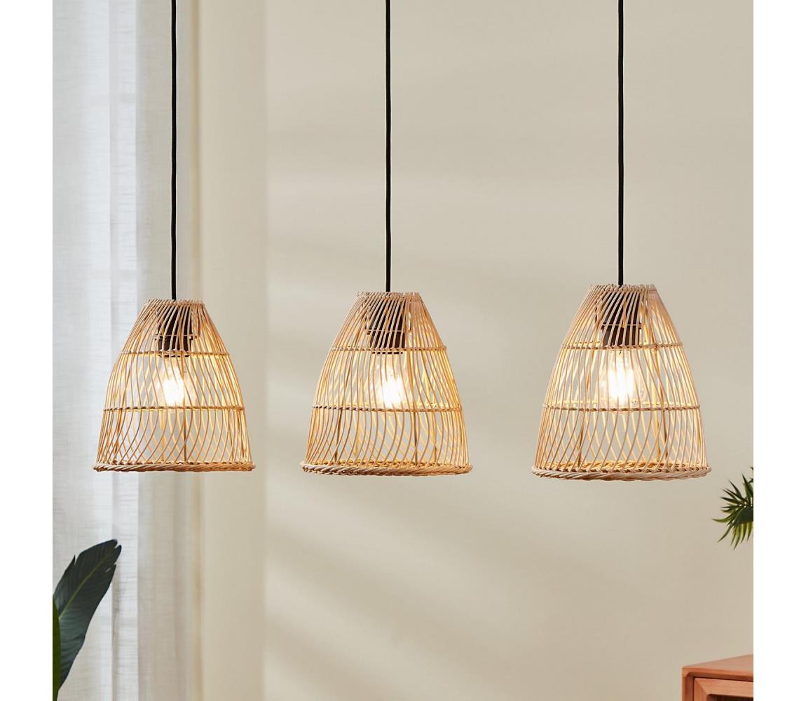 Eglo 43867 - Lustr na lanku AYESGARTH 3xE27/40W/230V 43867