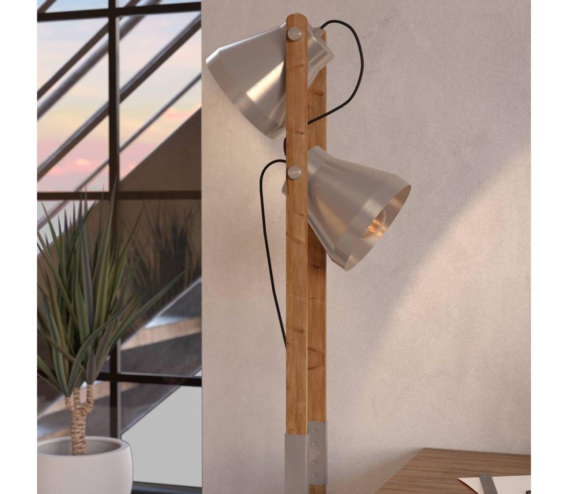 Eglo 43954 - Stojací lampa CAWTON 2xE27/40W/230V 43954